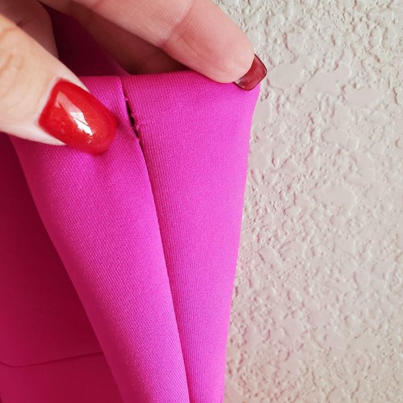 CALVIN KLEIN PLUS SIZE BACK ZIP DRESS 16 PINK - Picture 4 of 11